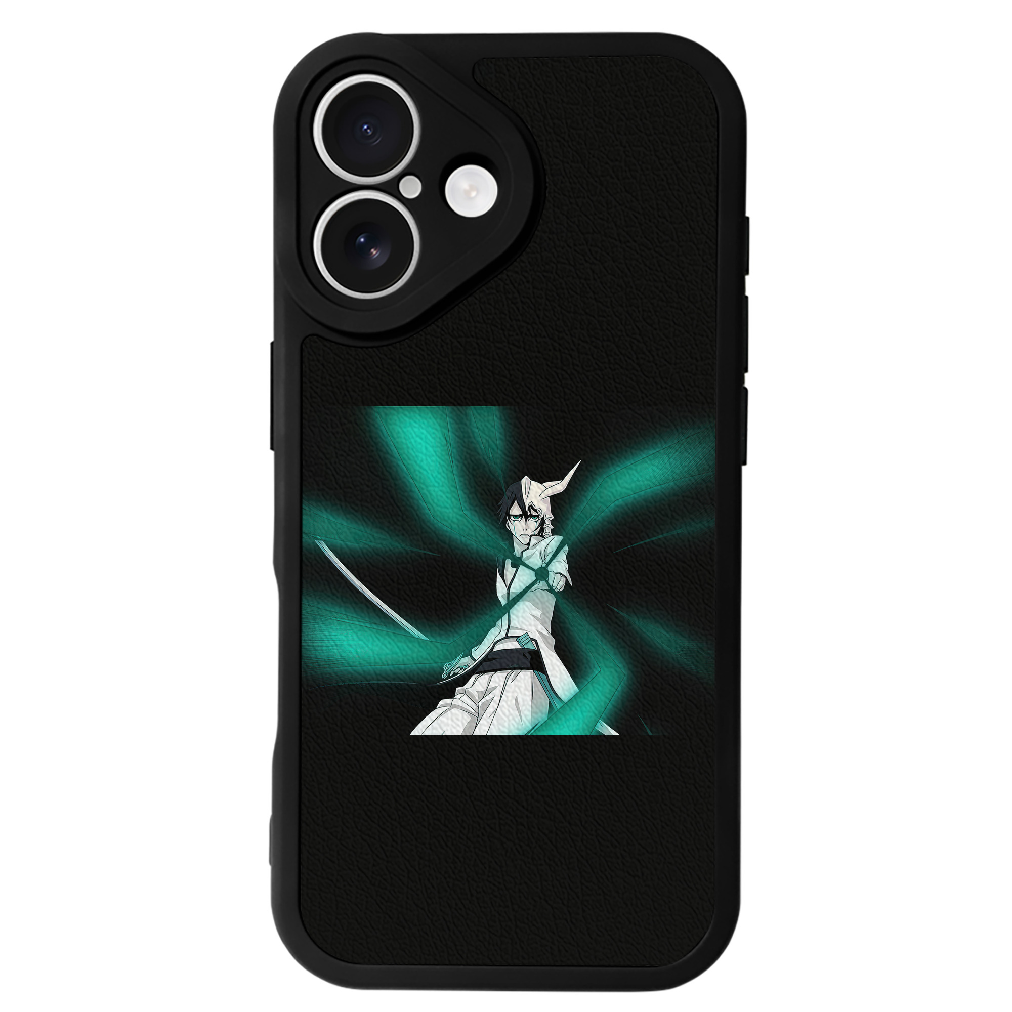 （画像用） ブリーチ ウルキオラ·シファー BLEACH Ulquiorra cifer 【iPhone 16シリーズ対応】シリコンスマホケース（レザー調） 材質：シリコン
